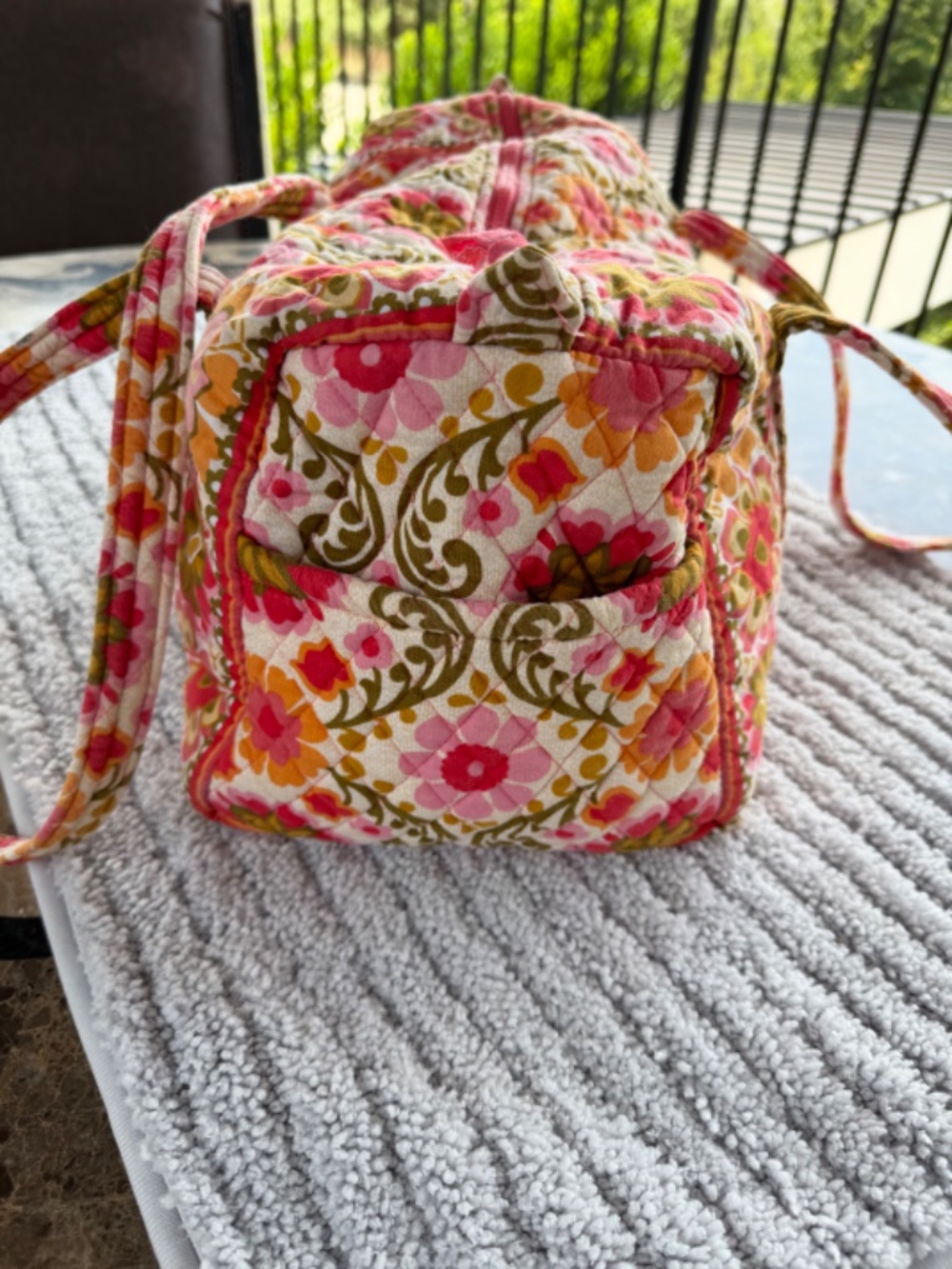 Vera Bradley mini duffle in folkloric - Picture 6 of 6